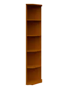 TZ 5 - 3 kancelářská skříň, rohová, pravá, 1822x360x400, třešeň šumavská